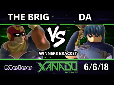S@X 253 SSBM - Da (Marth) Vs. The Brig (Captain Falcon) - Smash Melee Winners Bracket