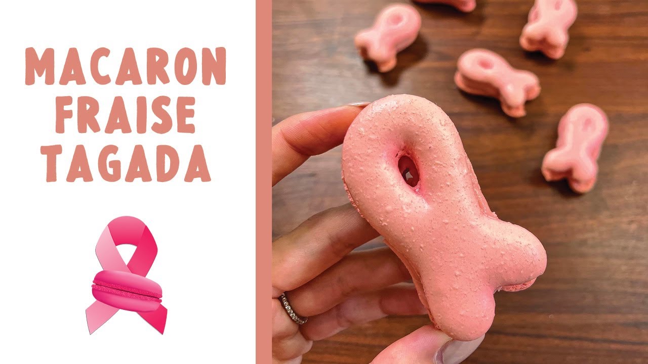 Ma recette des macarons fraise Tagada !