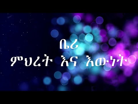 Berry ቤሪ ምህረት እና እውነት Mhret Ena Ewnet (Lyrics Video)
