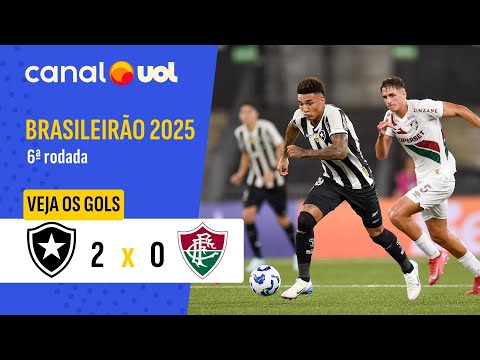 BOTAFOGO 2 X 0 FLUMINENSE; VEJA OS GOLS DO CLÁSSICO CARIOCA
