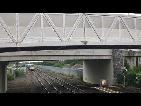 Iarnród Éireann IE Class 22000 InterCity railcar arriving at Hazelhatch station