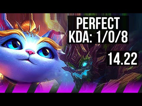 YUUMI & Corki vs MAOKAI & Kog'Maw (SUP) | KR Master | 14.22