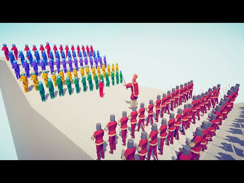 50x AMONG US UNITS vs 50x MELEE UNITS | TABS ⚔️ Totally Accurate Battle Simulator ⚔️