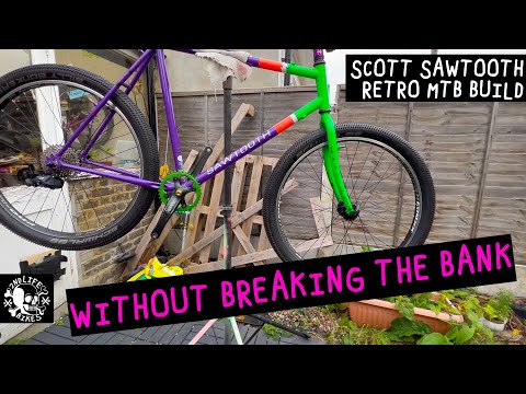 Retro MTB Commuter Build Without Breaking The Bank - Scott Sawtooth Pt1- Vintage Bike
