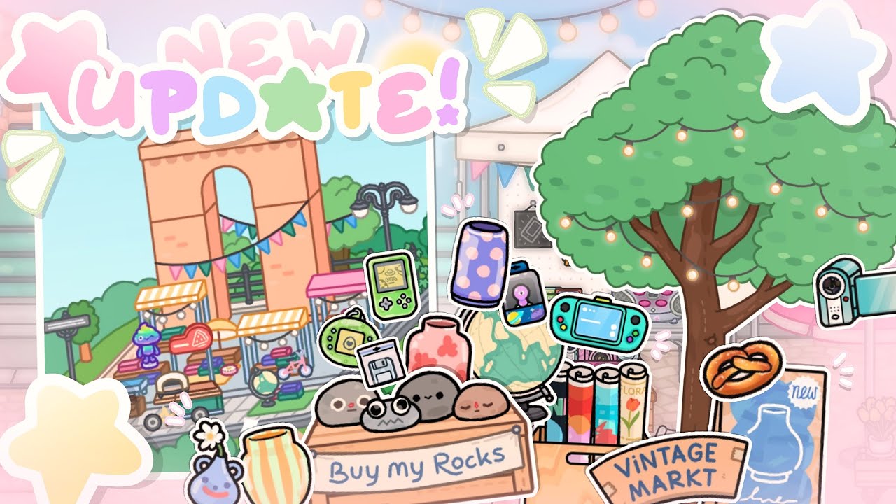 ALL NEW HOME DESIGNER OUT NOW!! New flea market pack 📦 // toca boca world free new update out now! 💗