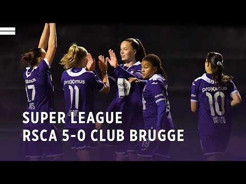 Super League: RSCA Women 5-0 Club Brugge