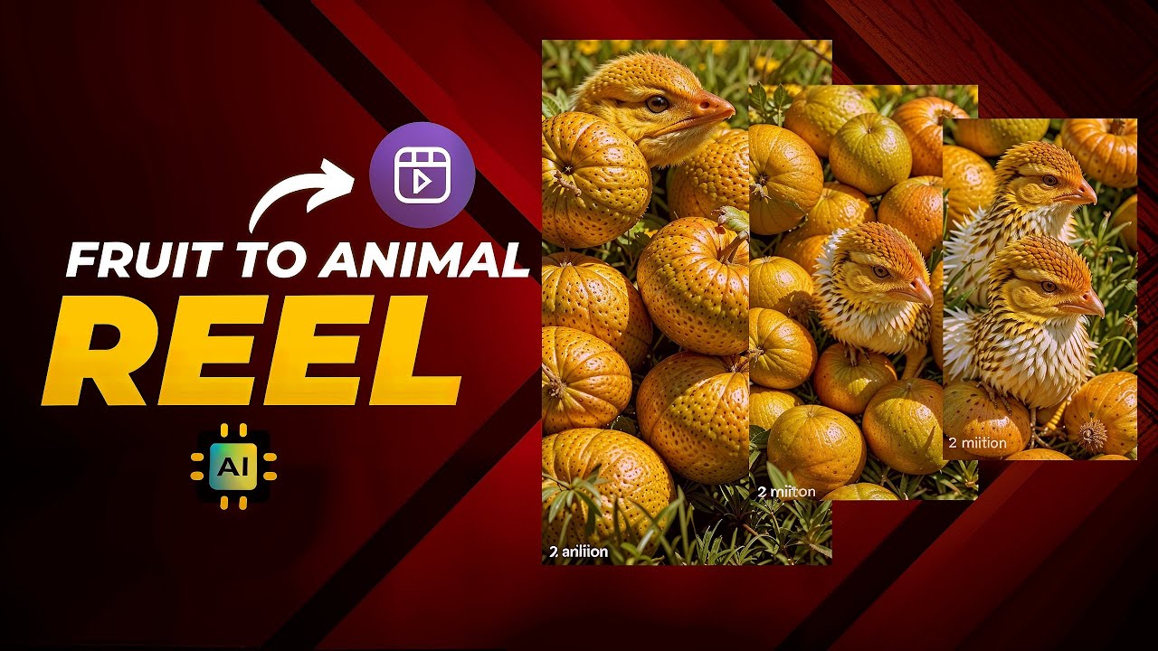 How To Make a Fruit Turning Into An Animal Video Using AI