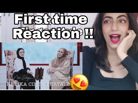 First time reacting to Nissa Sabyan X Melly Goeslaw - Ketika Cinta Bertasbih