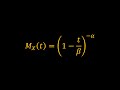 Moment Generating Function Of The Gamma Distribution