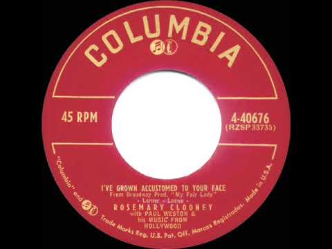 1956 Rosemary Clooney - I’ve Grown Accustomed To Your Face
