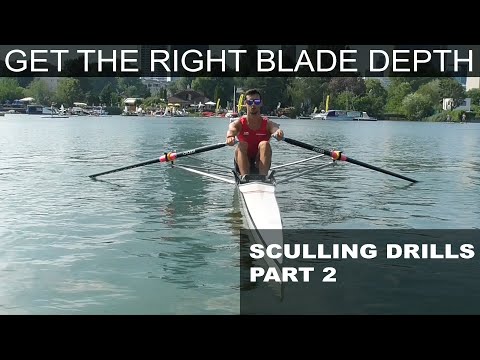The most important sculling drills part2 - how to find and keep proper blade depth thumbnail