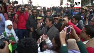 Women rally to denounce killing of female protester