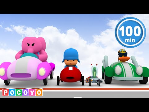 🏁 POCOYO RACING! | Drive Fast With Pocoyo & Friends! | Pocoyo English | Cartoons for Kids