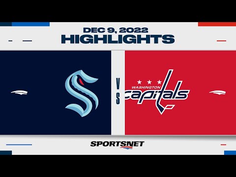 NHL Highlights | Kraken vs. Capitals - December 9, 2022