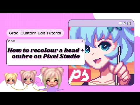Graal Studio Custom Edit Tutorial How To Recolour A Head Ombre Pixel Studio