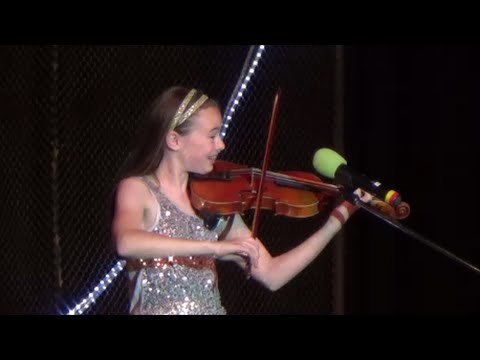 Nora (11) fiddling Grey Eagle Variation BHES Variety Show 2015