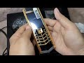 Vertu Signature Gold Limited Edition Luxury Mobile Phone
