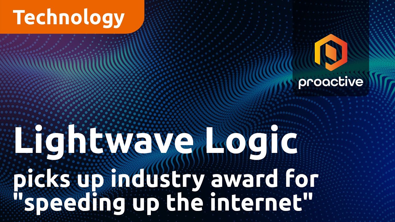 Lightwave Logic picks up industry award for its work in "speeding up the internet"