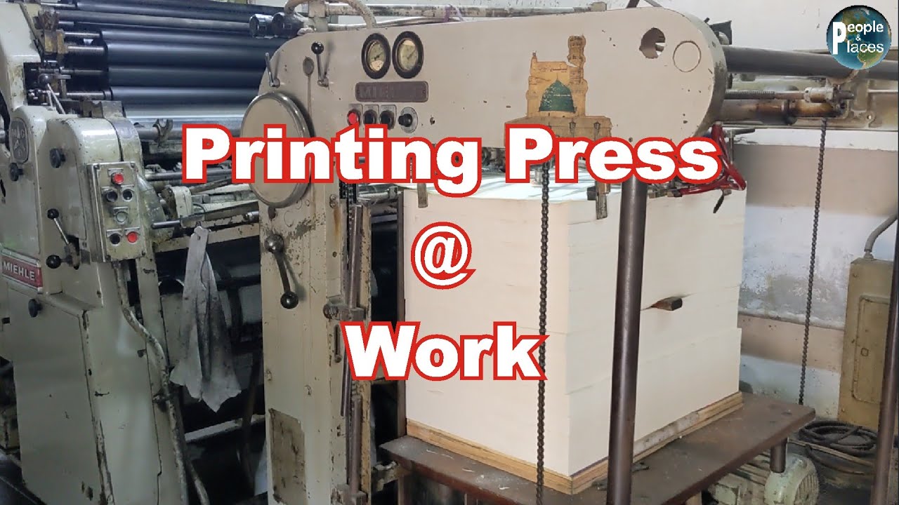 How Paper is Printed? | A Printing Press at Work in Lahore, Pakistan