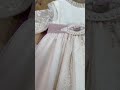 Video: Vestido de Ceremonia y Arras niña EVA MARTINEZ ARTESANIA modelo 38811CBG