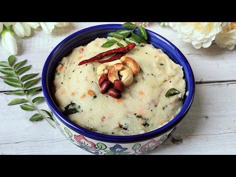 Healthy Breakfast Dahi Upma Recipe | Curd Semolina Recipe | Curd Rava Upma | Yogurt Sooji Recipe