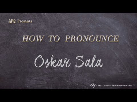 How to Pronounce Oskar Sala (Real Life Examples!)