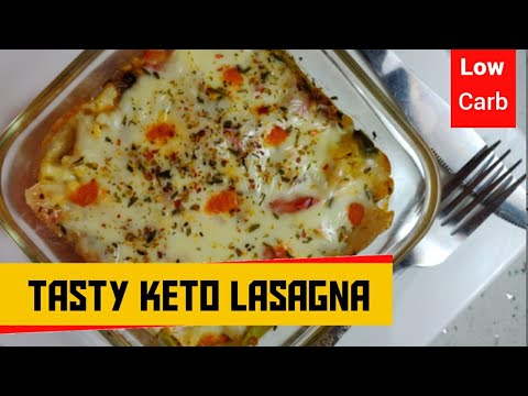 Keto Lasagna: Low Carb Lasagne | Gluten free Lasagne | LCHF Lasagne Recipe ( Easy & Quick )