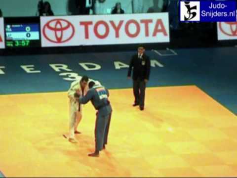 Judo 2009 Rotterdam: Riner (FRA) - Osnachs (LAT) [+100kg].