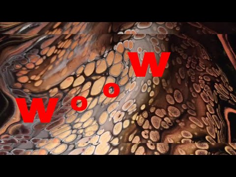 Abstract Fluid Art ~ How I Practice Bloom Swipe #241