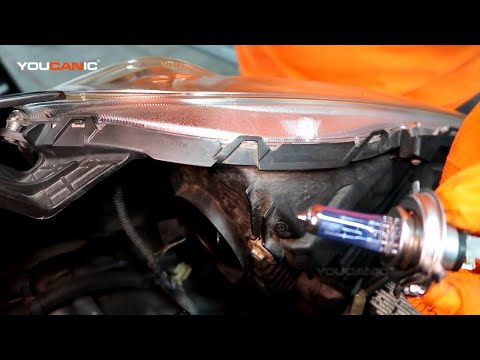 2007-2013 Honda Fit – High and Low Beam Light Replacement (Dual Element Light Bulb)