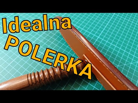 How to polish the edges of natural leather with wax? Perfect leather edge.