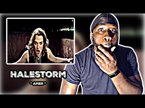 WHO IS THIS WOMEN SINGING?! FIRST TIME HEARING! Halestorm - Amen [Official Music Video] REACTION