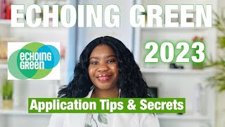 &quot;Unlock This Secret to Earning the Echoing Green Fellowship&quot;