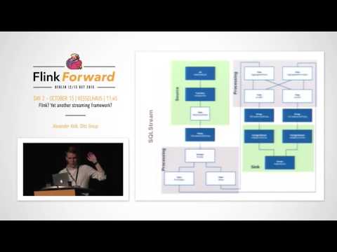 Flink Forward 2015: Alexander Kolb – Flink Yet another streaming framework