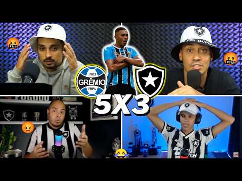 Reactions of Botafogo fans after the crushing defeat - Grêmio 5x3 Botafogo