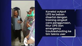 Setting dan Koneksi UPS ICA Online Transformer 3 Phase SIN 60KEP untuk mesin MRI