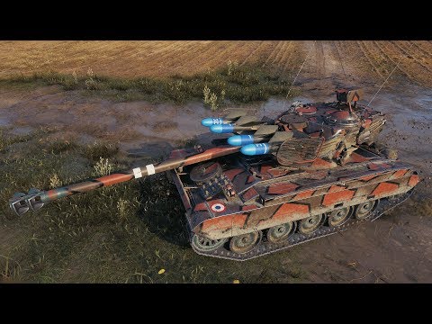 WoT AMX 13 105 (skin) 9397 DMG 1495 EXP - Siegfried Line