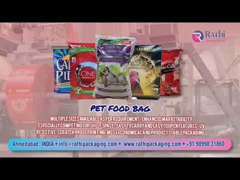 Multicolor pp pet food bags, storage capacity: 5 kg to 50 kg...