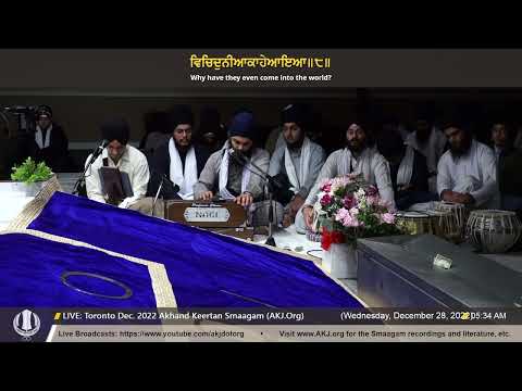 061 Bhai Tekpreet Singh Jee Ottawa at Toronto Dec  2022 Akhand Keertan Smaagam