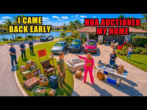 HOA Karen Calls 911 When I Return Early — She’s Auctioning My HOUSE, FURNITURE and CARS!