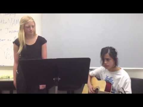 Autumn leaves cover: Natalie and Ellie