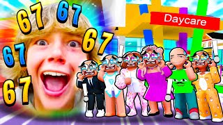 Download lagu DAYCARE 67 6 7 SIX SEVEN CRAZY SUB TEACHER KID! | Roblox | Brookhaven 🏡RP mp3