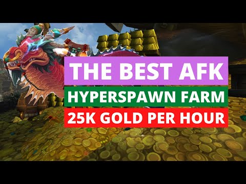 AFK hyperspawn farm: 25k gold/hour | Wow gold farming guide | skyshard farming