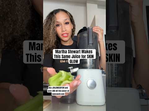 Martha Stewart and I make the same green Juice for glowing skin! Use JENJONESBFCM at namawell.com