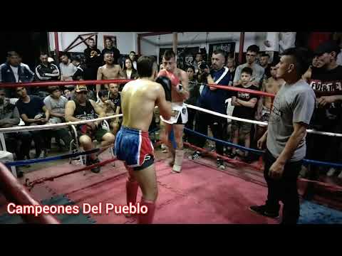 🥊Rodrigo Rios Vs Sebastian Fernandez - KICK BOXING - SEMI PRO - Campeones Del Pueblo