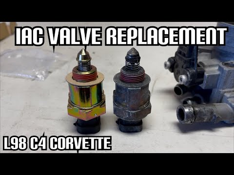 The C4 Is FIXED!  IAC Valve Replacement