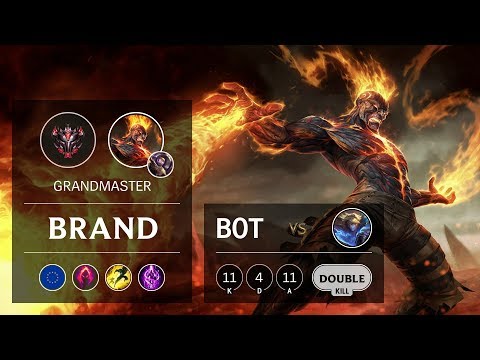 Brand Bot vs Ezreal - EUW Grandmaster Patch 9.12