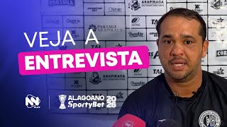 Coletiva | Dico Woolley fala após jogo de CRB x ASA | Campeonato Alagoano 2026