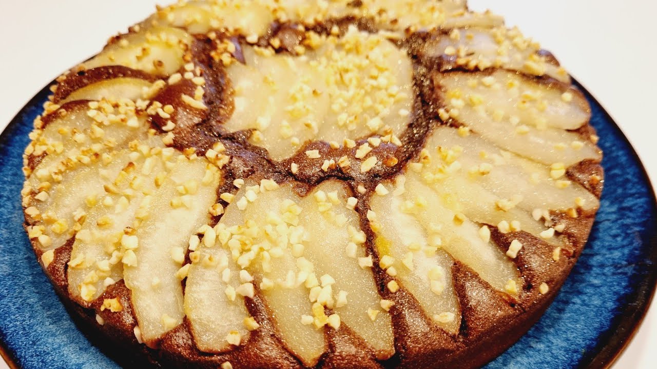 gateau aux poires chocolat