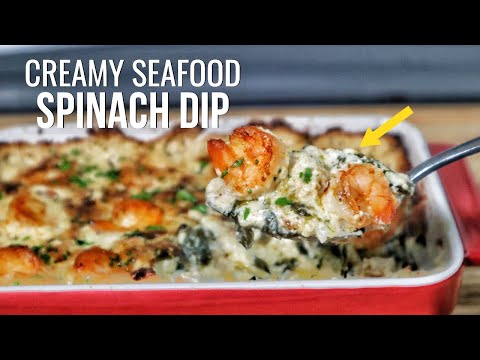 The ABSOLUTE BEST Spinach and Shrimp Dip Recipe for Your Next Party!